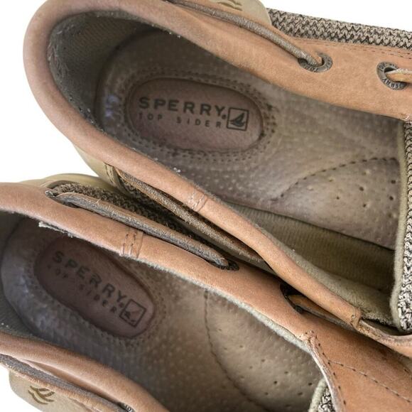 Sperry women’s size 8.5 leather top sider slip on shoes - Picture 5 of 10